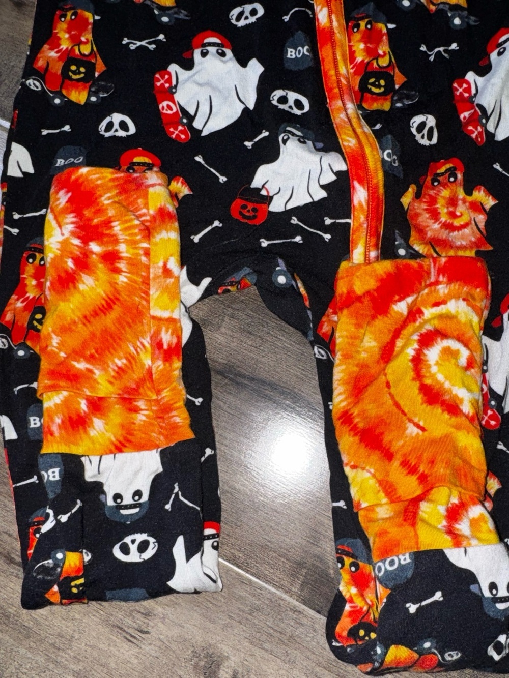BB Boo Crew Pirate Ghost Halloween Footie 3T 🎃 - Picture 9 of 9